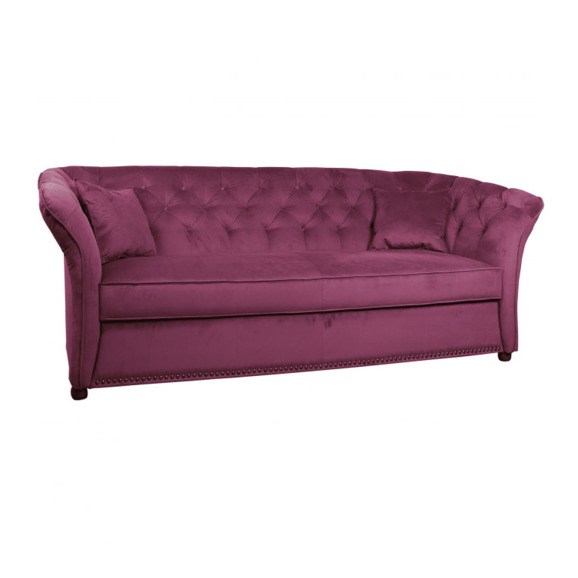 Диван Boler, фиолетовый велюр 422101046 - фото 3195