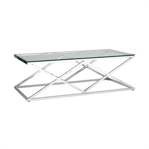 Журнальный стол Инсигния 120 x 60 серебро 252589967