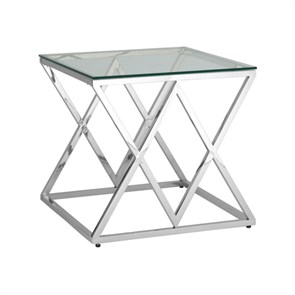 Журнальный стол Инсигния 55 x 55 серебро 226035125