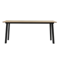 Стол разборный в стиле Лофт 1800*800 HPL, каркас черный 1720876925