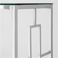 Консольный столик Бруклин 120 x 40 серебро 218780657