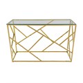 Консольный столик Арт Деко 120 x 40 золото 428697267