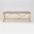 Журнальный стол Арт Деко 120 x 60 золото 1177371512