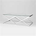 Журнальный стол Инсигния 120 x 60 серебро 252589967