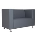 Диван Торонто, кожзам Galaxy Light Grey, ножки хром 1051587045 - фото 3106
