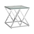 Журнальный стол Инсигния 55 x 55 серебро 226035125 - фото 328