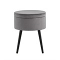 Пуф Клайс велюр серый 1784752978
