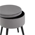 Пуф Клайс велюр серый 1784752978